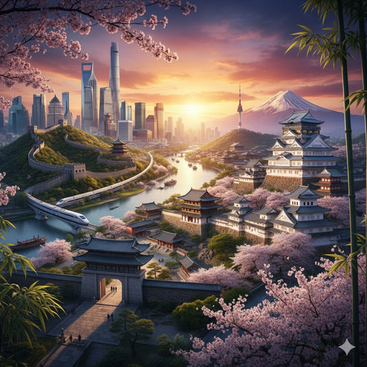 China Korea Japan 12 GB 30 Days
